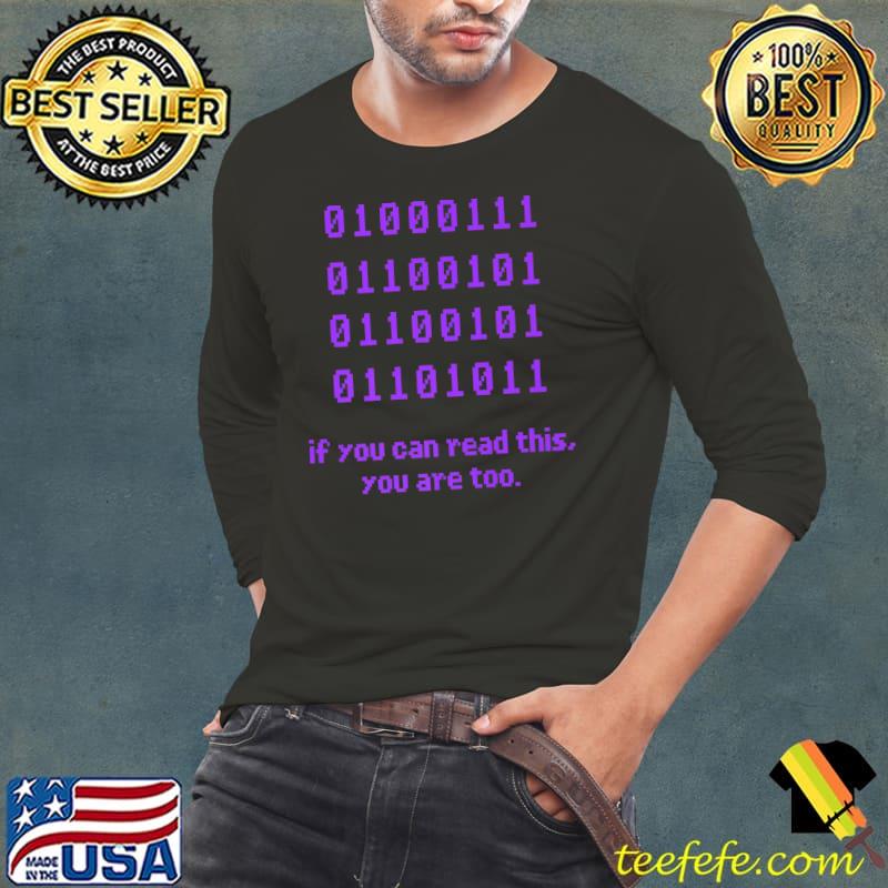 Binary Code Computer Programmer Developer Coder Gift purple Premium T-Shirt Binary Code Computer Programmer Developer Coder Gift purple Premium T-Shirt