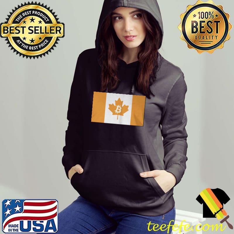 Bitcoin Canada orange Hoodie Bitcoin Canada orange Hoodie
