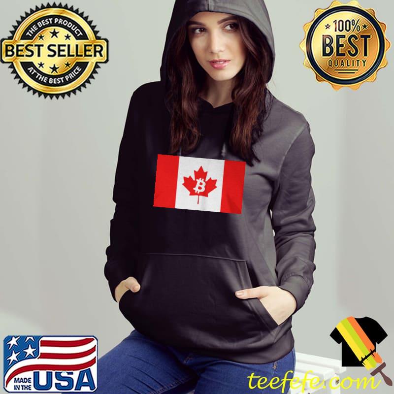 Bitcoin Canada red Hoodie Bitcoin Canada red Hoodie