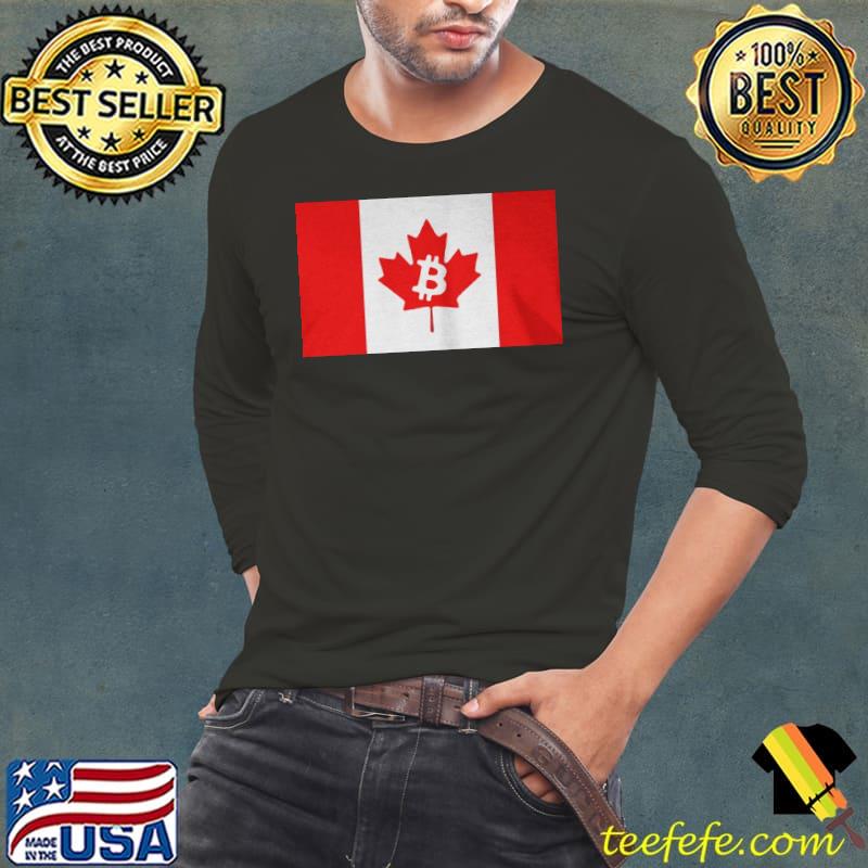 Bitcoin Canada red shirt