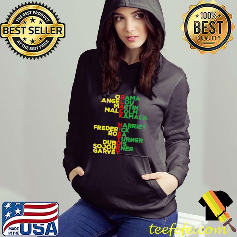 Black History Month Leaders Shirt Men Women Boys Girls T-Shirt Black History Month Leaders Shirt Men Women Boys Girls T-Shirt
