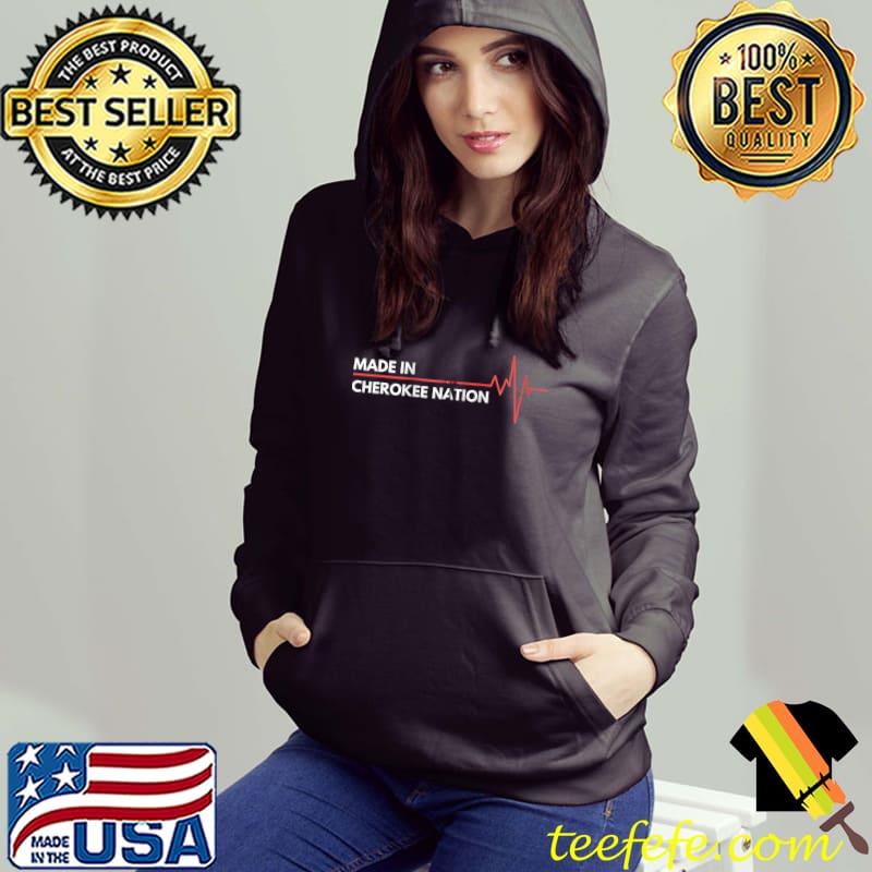 Born In Cherokee Nation USA Native Land Place Of Birth T- Hoodie Born In Cherokee Nation USA Native Land Place Of Birth T- Hoodie