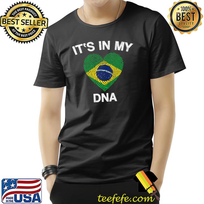 Brazil Flag Shirt It's In My Dna Brazilian Flag Premium T-Shirt Unisex Brazil Flag Shirt It's In My Dna Brazilian Flag Premium T-Shirt Unisex