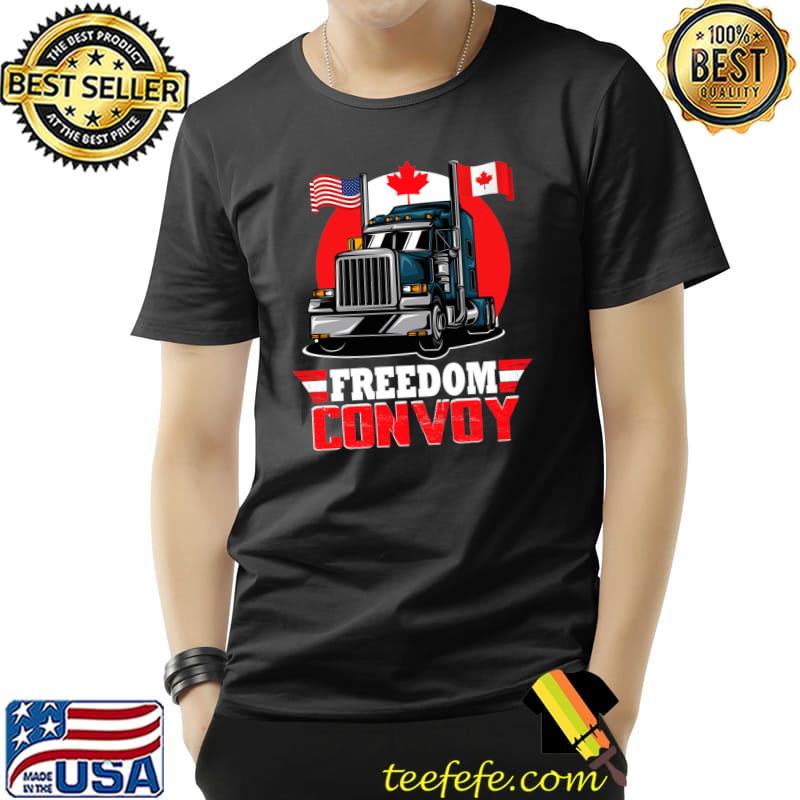 Canada Freedom Convoy 2022 Canadian Truckers T- Unisex Canada Freedom Convoy 2022 Canadian Truckers T- Unisex
