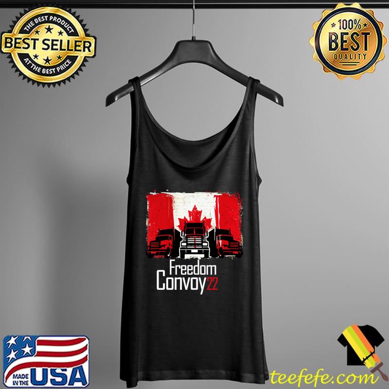 Canada Freedom Convoy 2022 Flagge der kanadischen T-Shirt Tank Top Canada Freedom Convoy 2022 Flagge der kanadischen T-Shirt Tank Top