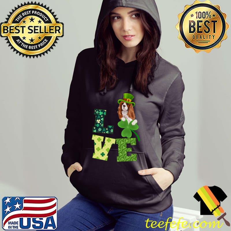 Cavalier King Charles Spaniel St. Patricks Day Funny Irish Premium T-Shirt