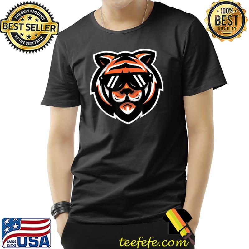 Cool Bengal Tiger with Sunglasses T-Shirt Unisex Cool Bengal Tiger with Sunglasses T-Shirt Unisex