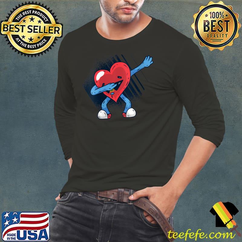 Dabbing Valentine's Day Heart Dance T-shirt Dabbing Valentine's Day Heart Dance T-shirt