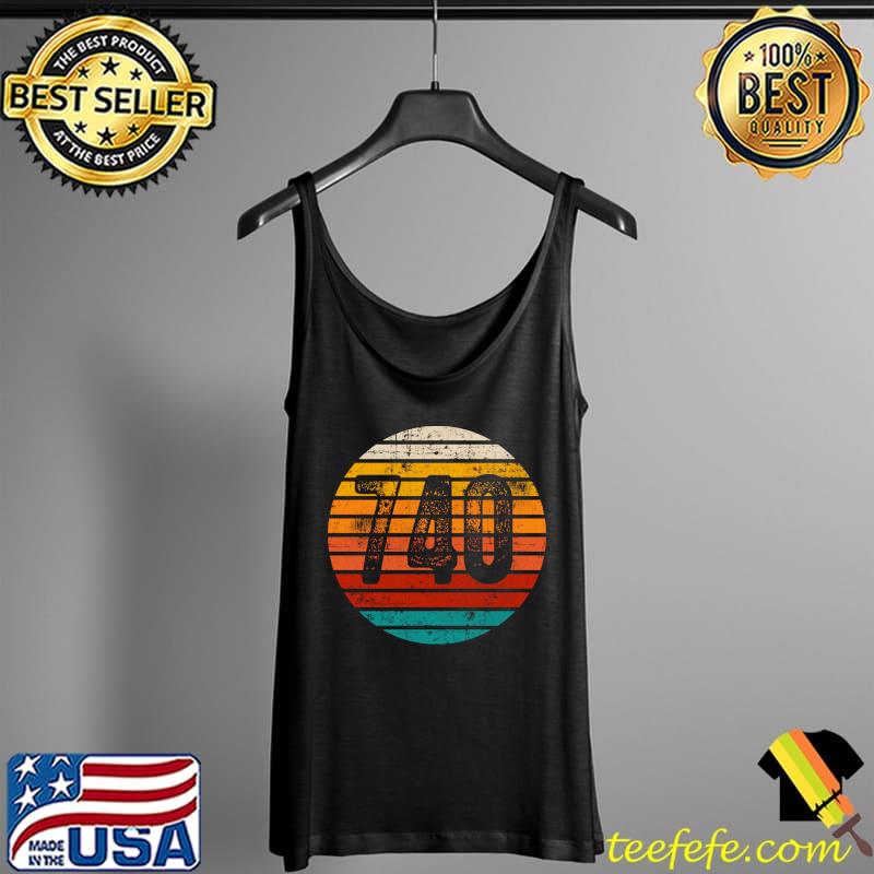 Distressed Vintage Sunset 740 Area Code Pullover Hoodie Tank Top Distressed Vintage Sunset 740 Area Code Pullover Hoodie Tank Top