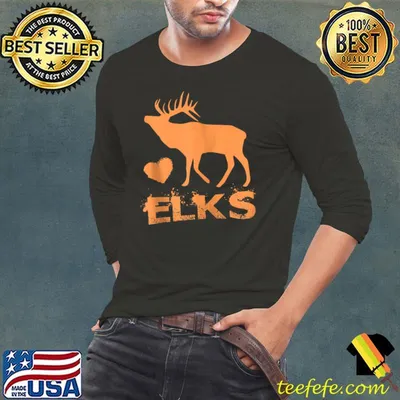 Elk I Love Elks Gifts for Elk Lover T-Shirt
