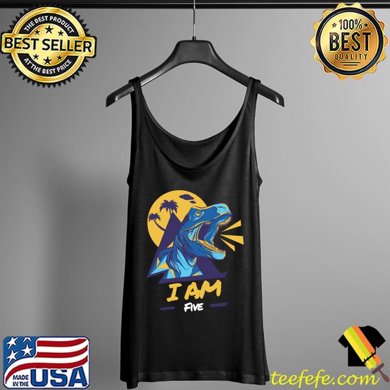 Family Siblings Dinosaur Birthday I Am Five 5 Brother T- Tank Top Family Siblings Dinosaur Birthday I Am Five 5 Brother T- Tank Top
