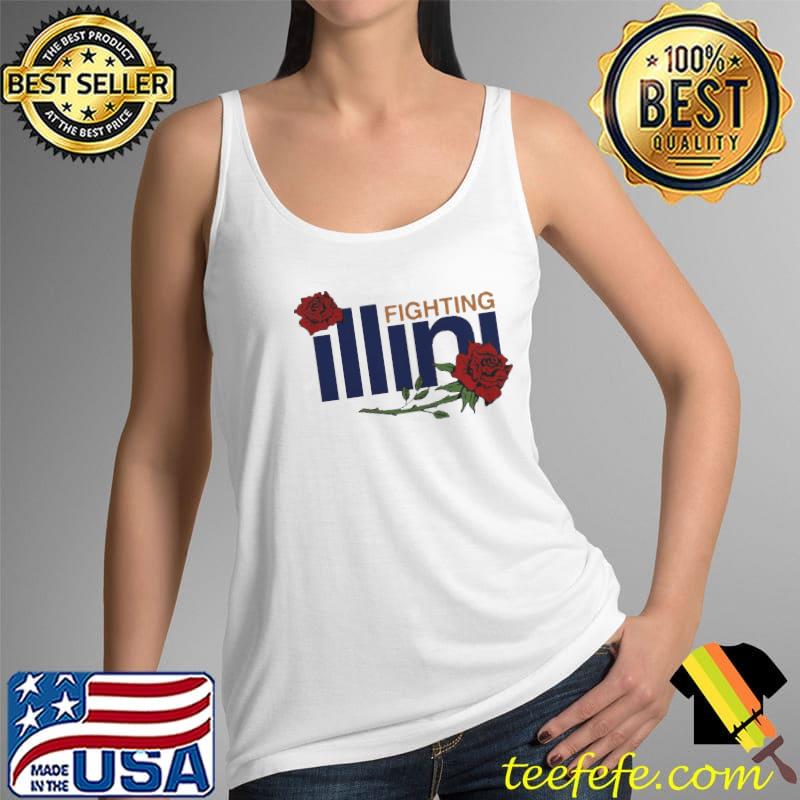 Fighting illinI rose Tank Top Fighting illinI rose Tank Top