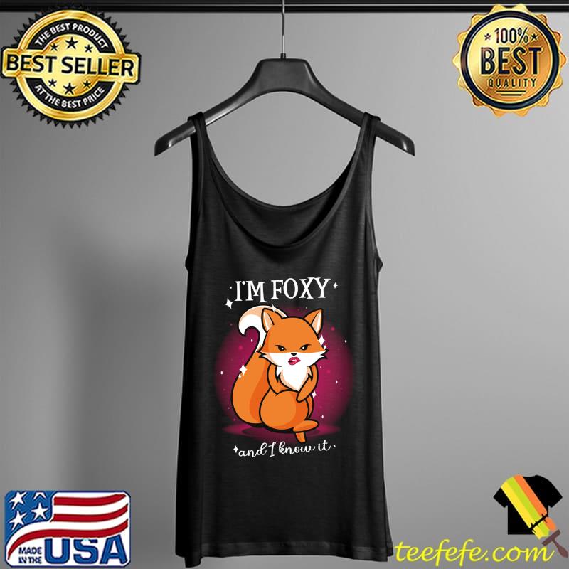 Fox Lover Foxy Kawaii Fox T- Tank Top Fox Lover Foxy Kawaii Fox T- Tank Top