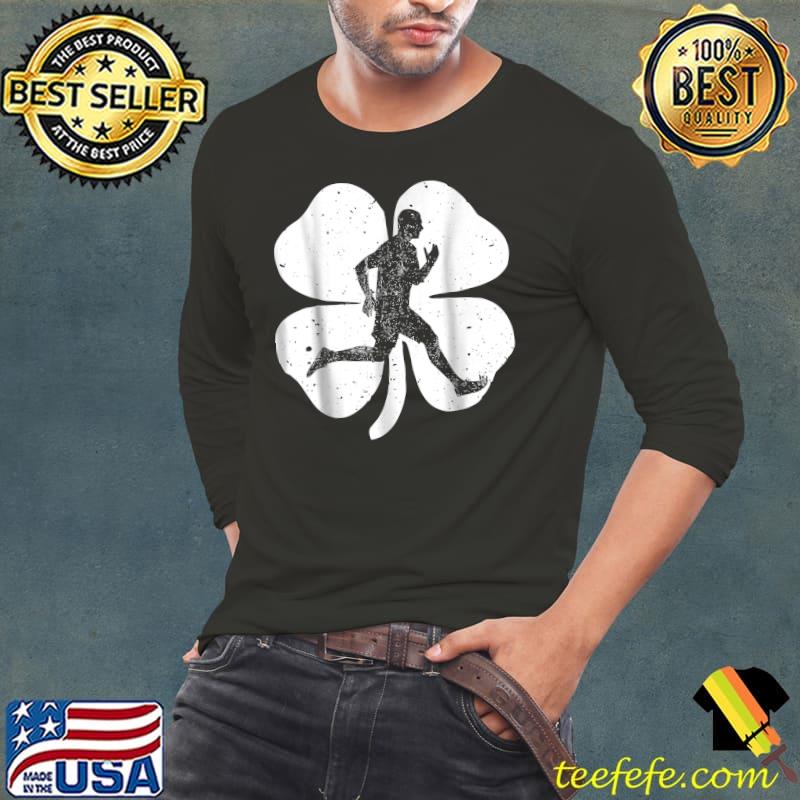 Fun Irish Running Shamrocks Costume St Patrick's Day T-Shirt