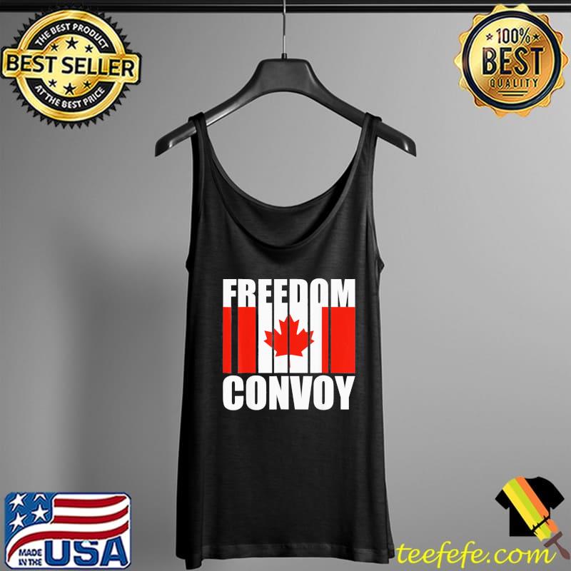 Funny Canada Flag Freedom Convoy 2022 Canadian Trucker Maple Leaf TShirt Tank Top Funny Canada Flag Freedom Convoy 2022 Canadian Trucker Maple Leaf TShirt Tank Top