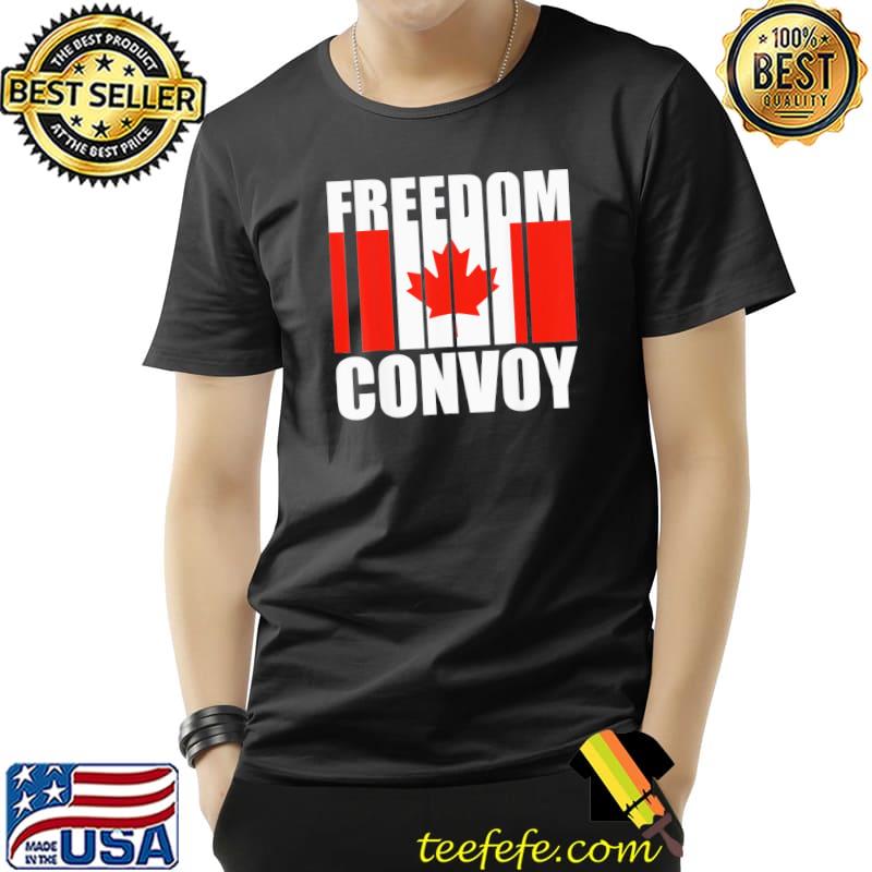 Funny Canada Flag Freedom Convoy 2022 Canadian Trucker Maple Leaf TShirt Unisex Funny Canada Flag Freedom Convoy 2022 Canadian Trucker Maple Leaf TShirt Unisex