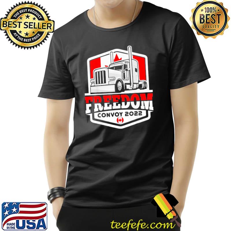 Funny Canada Freedom Convoy 2022 Canadian Truckers Support flag T-Shirt Unisex Funny Canada Freedom Convoy 2022 Canadian Truckers Support flag T-Shirt Unisex
