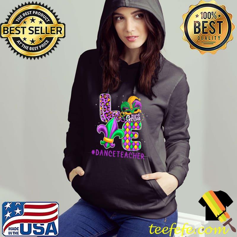 Funny Dance Teacher Mardi Gras Family Matching Outfit T-Shirt