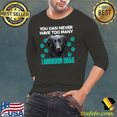 Funny Labrador Dog Head Premium T-Shirt