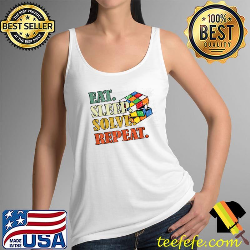 Funny Math Speed Cubing Puzzle lover Cube T-Shirt Tank Top Funny Math Speed Cubing Puzzle lover Cube T-Shirt Tank Top