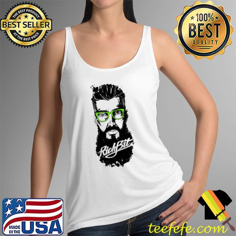 Funny Richbit. hipster Tank Top Funny Richbit. hipster Tank Top