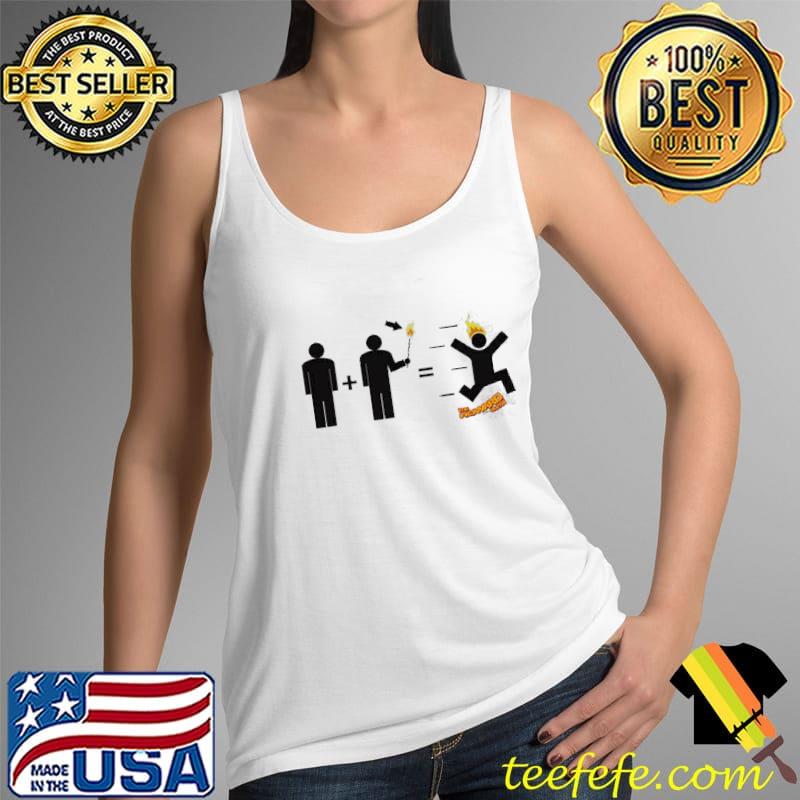 Funny Safety first sticker Tank Top Funny Safety first sticker Tank Top