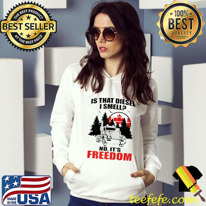 Funny Truckers Freedom Convoy 2022 Smells Like Freedom Premium T-Shirt