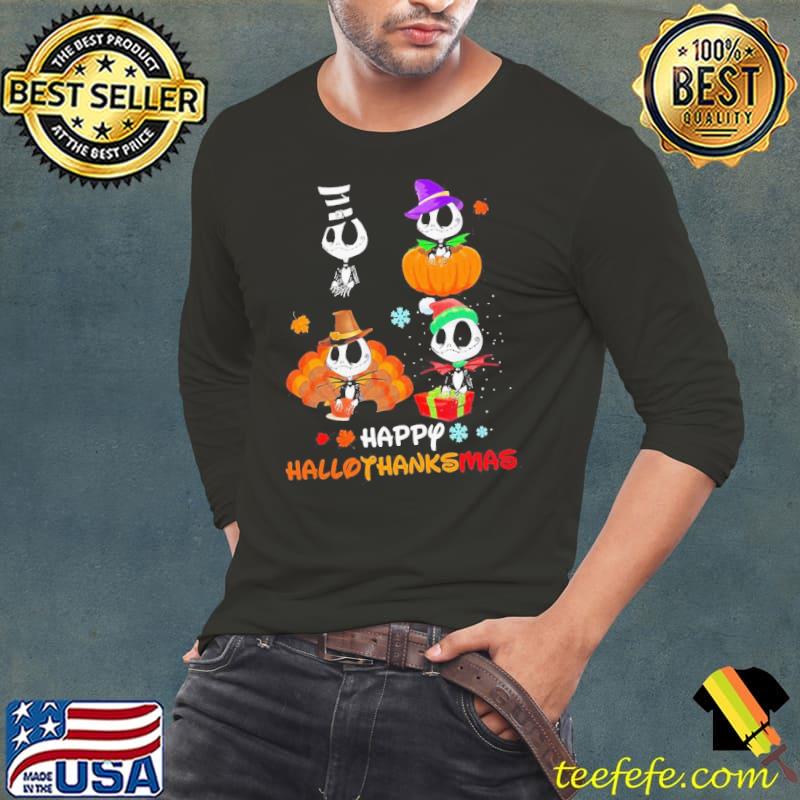 Good Jack Skellington Happy Hallothanksmas Shirt