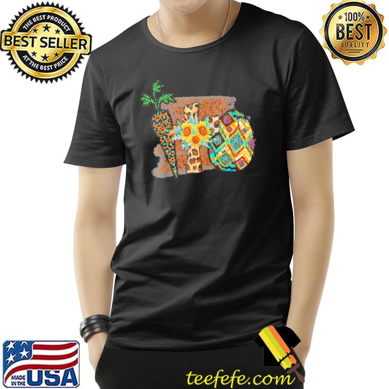 Happy easter graphic leopard carrot egg cross Unisex Happy easter graphic leopard carrot egg cross Unisex