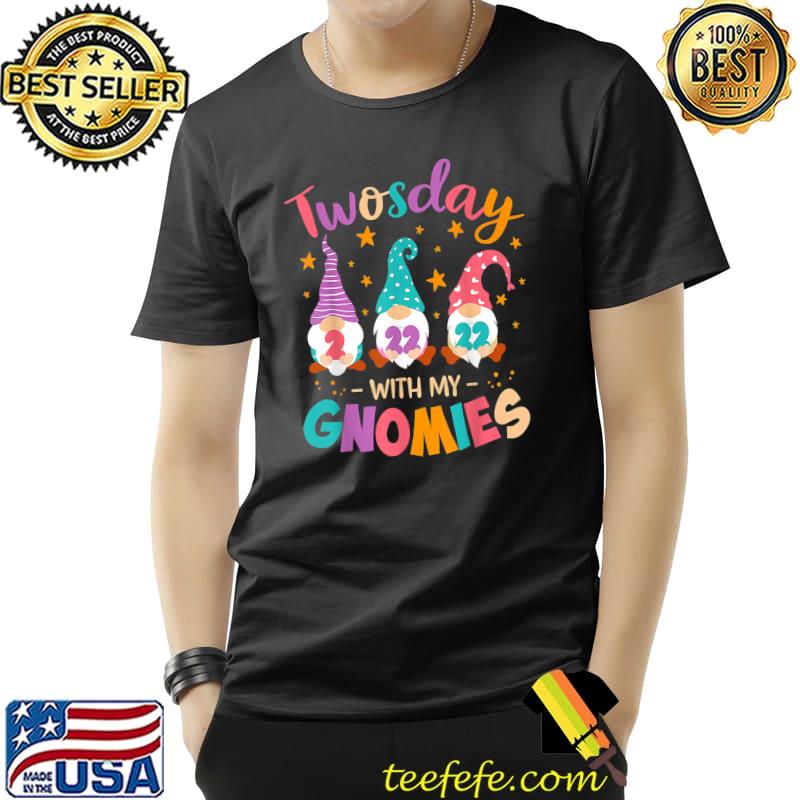Happy Twosday With My Gnomie 2nd Grade Teacher 2 22 22 Gnome T-Shirt Unisex Happy Twosday With My Gnomie 2nd Grade Teacher 2 22 22 Gnome T-Shirt Unisex
