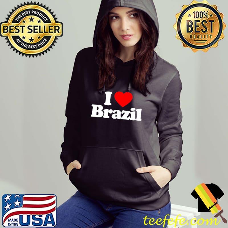 I Love Brazil Heart Funny Premium T-Shirt I Love Brazil Heart Funny Premium T-Shirt