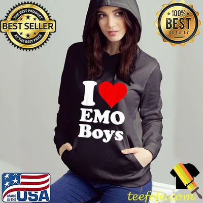 I LOVE HEART EMO BOYS T-Shirt
