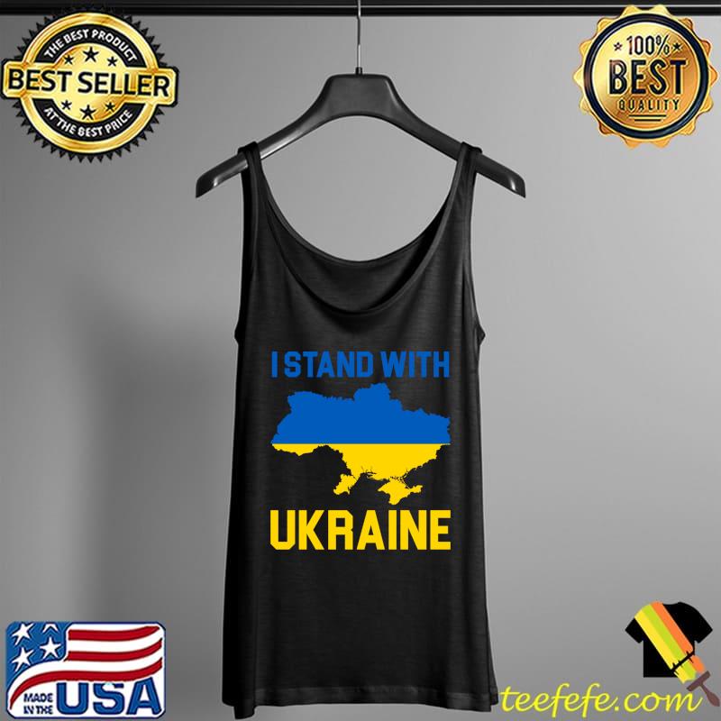 I stand with ukraine T-Shirt Tank Top I stand with ukraine T-Shirt Tank Top