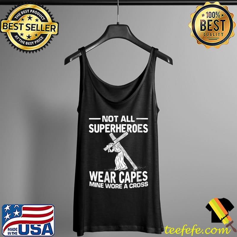 Jesus Superhero Funny Christmas Birthday Jesus Christ Cross T-Shirt Tank Top Jesus Superhero Funny Christmas Birthday Jesus Christ Cross T-Shirt Tank Top