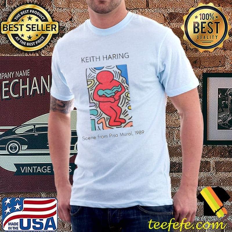 Keith haring scene from pisa mural Unisex Keith haring scene from pisa mural Unisex