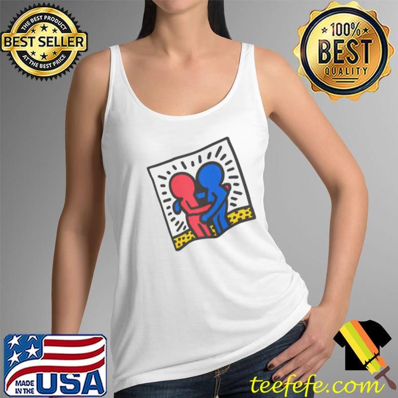 Keith haring tag kiss Tank Top Keith haring tag kiss Tank Top