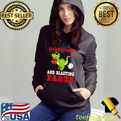 Kids Stealing Hearts And Blasting Farts T Rex Cute Toddler T-Shirt
