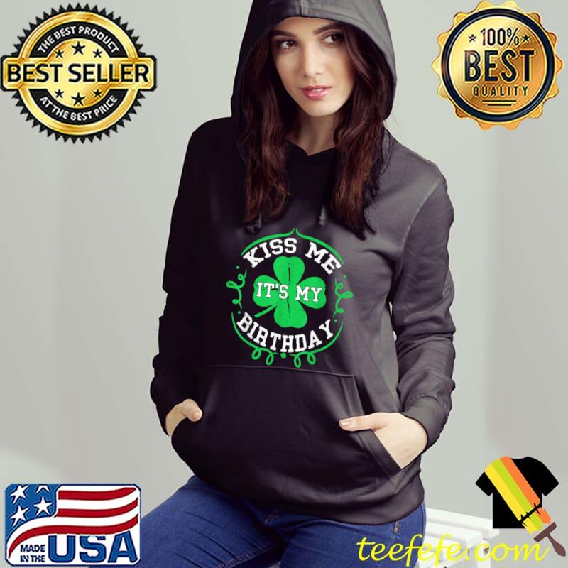 Kiss me it's my Birthday St Patricks Day Irish Gift Boys Men T-Shirt