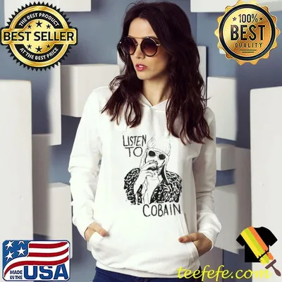 Kurt cobain drawing shirt
