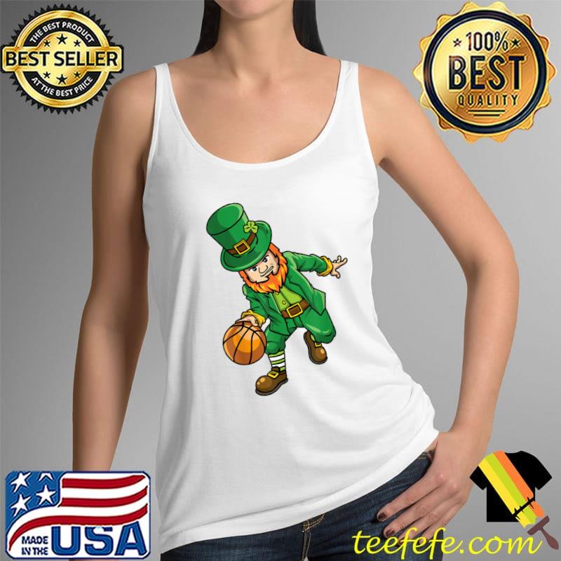 Leprechaun Basketball St Patricks Day Lucky for Men Boy Kids T-Shirt Tank Top Leprechaun Basketball St Patricks Day Lucky for Men Boy Kids T-Shirt Tank Top
