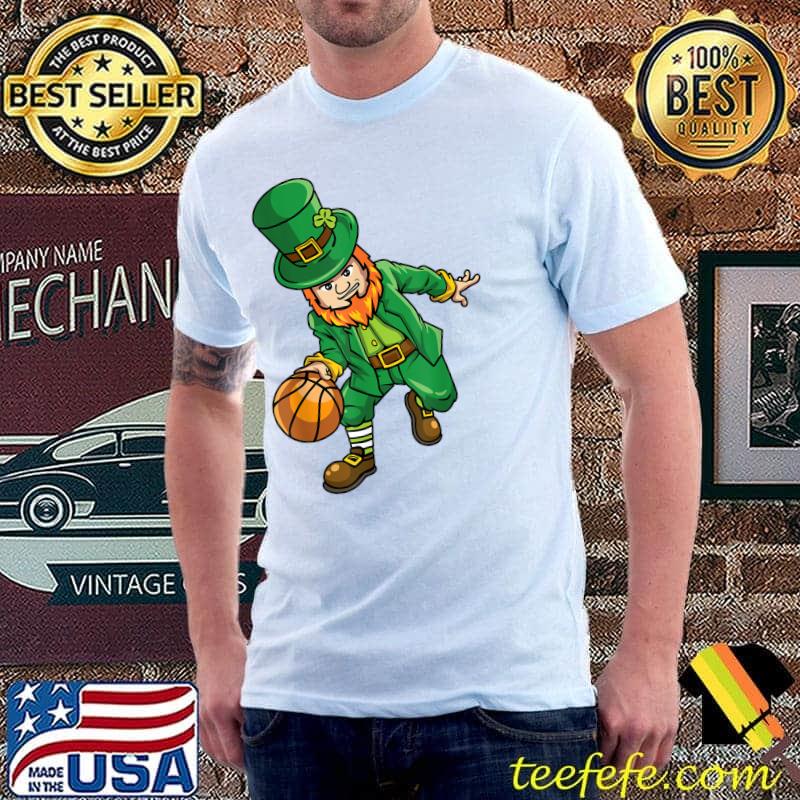 Leprechaun Basketball St Patricks Day Lucky for Men Boy Kids T-Shirt Unisex Leprechaun Basketball St Patricks Day Lucky for Men Boy Kids T-Shirt Unisex