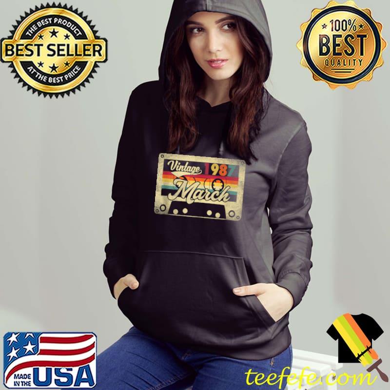March 1987 35th Birthday Gift Vintage Cassette Retro Best Of T-shirt