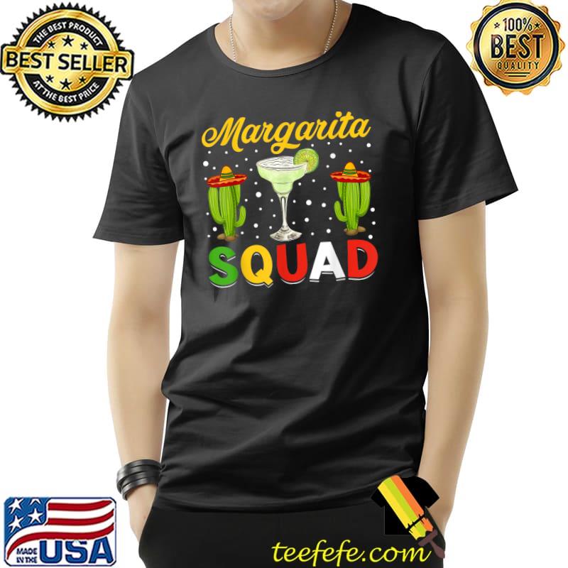 Margarita Squad Mexican Hat Happy Cinco De Mayo T-Shirt Unisex Margarita Squad Mexican Hat Happy Cinco De Mayo T-Shirt Unisex