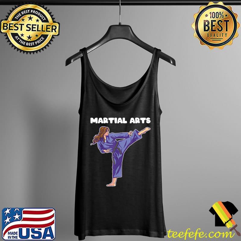 Martial Arts Woman Self Defence Martial Arts Girl T-Shirt Tank Top Martial Arts Woman Self Defence Martial Arts Girl T-Shirt Tank Top
