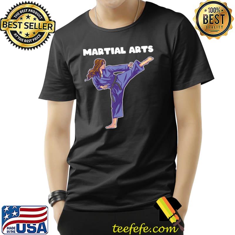 Martial Arts Woman Self Defence Martial Arts Girl T-Shirt Unisex Martial Arts Woman Self Defence Martial Arts Girl T-Shirt Unisex