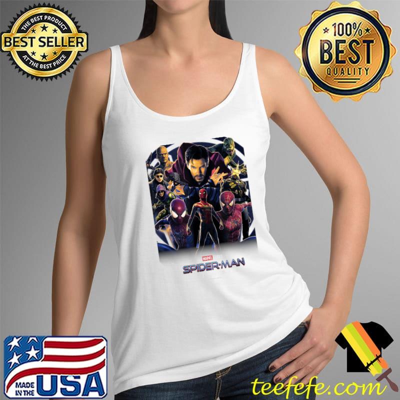 Marvel Spider-Man No Way Home Character Collage Poster T-Shirt Tank Top Marvel Spider-Man No Way Home Character Collage Poster T-Shirt Tank Top