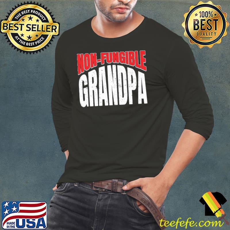 Mens Non Fungible Grandpa Crypto Non Fungible Token NFT Premium T-Shirt