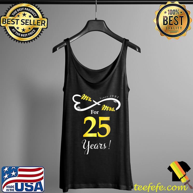 Mr Mrs Infinite Love Married Anniversary 25 Years T-Shirt Tank Top Mr Mrs Infinite Love Married Anniversary 25 Years T-Shirt Tank Top
