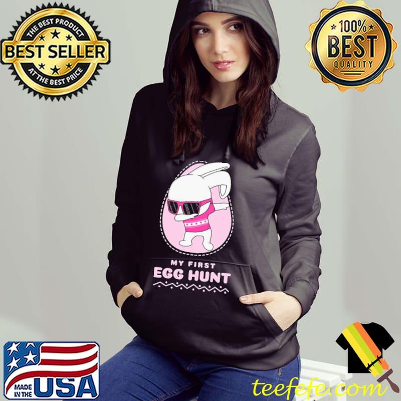 My first egg hunt easter egg hunt pink kid shirt
