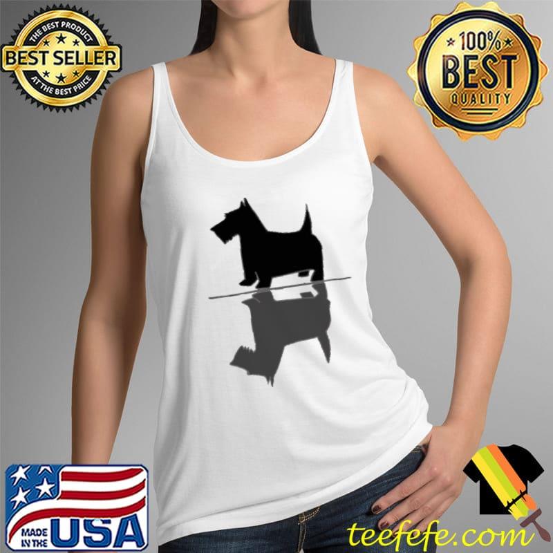 Nice Artistic scottish Terrier dog reflections art Tank Top Nice Artistic scottish Terrier dog reflections art Tank Top